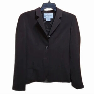 Jones New York Suit Dark Brown Three Button Blazer